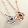 100 languages I love you necklace