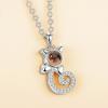 100 languages I love you necklace