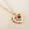 100 languages I love you necklace