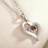 100 languages I love you necklace - Silver, 7